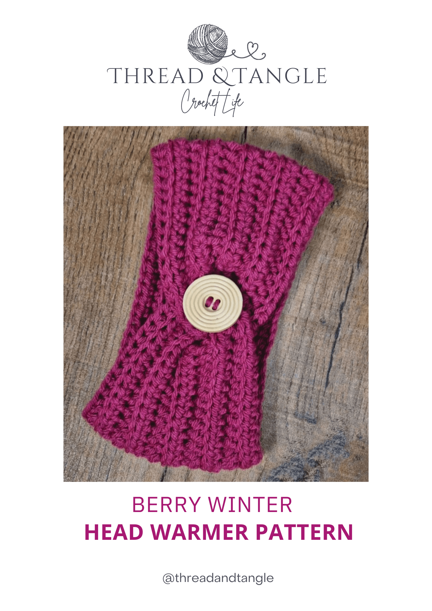 Free Berry Winter Head Warmer Pattern