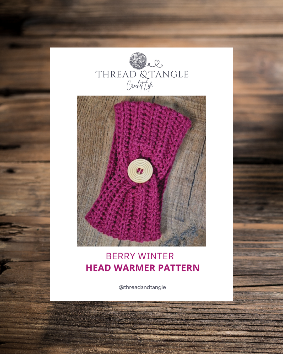 Free Berry Head Warmer Pattern